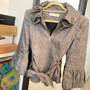 Zara Woman Jacket Blazer Bell Sleeves S